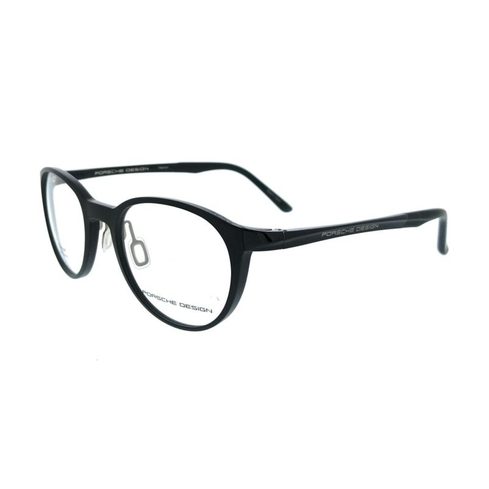 Porsche Design P8342 51A Black Rectangle Unisex Sunglasses